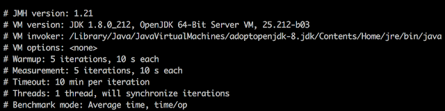 Performance testing (benchmarking) Java code with JMH illustration